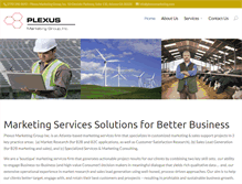 Tablet Screenshot of plexusmarketing.com